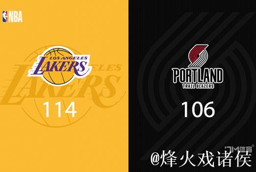 詹姆斯狂轰38分克里斯蒂28分 湖人力克开拓者 詹姆斯狂轰38分克里斯蒂28分 湖人力克开拓者